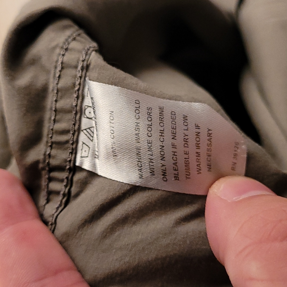 Cc Filson Hunting Grey Brown Solid Pattern Cotton… - image 7